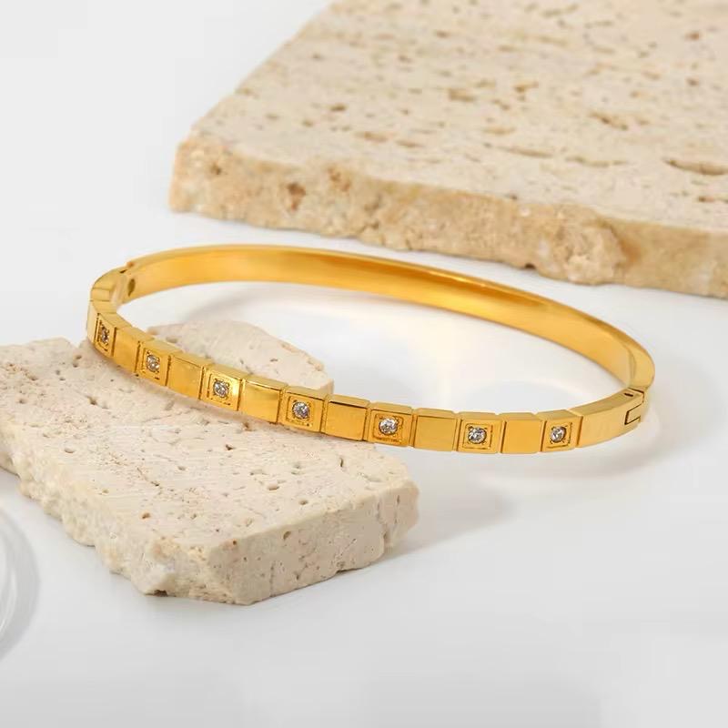 White Filled bangle