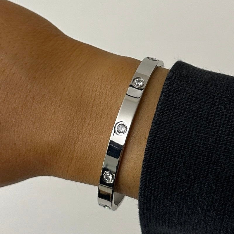 Silver Cartier Bracelet