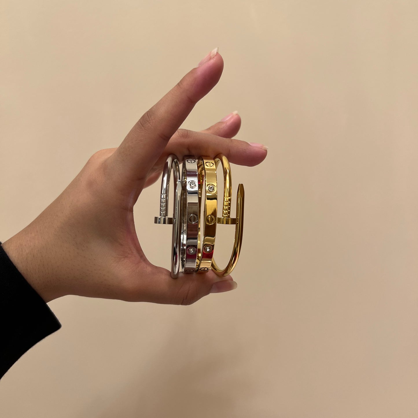 Cartiers & Nails bracelets