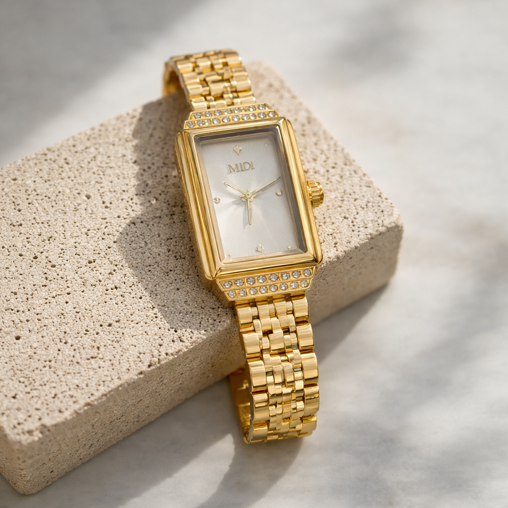 MIDI Mini Golden (Silver Dial)