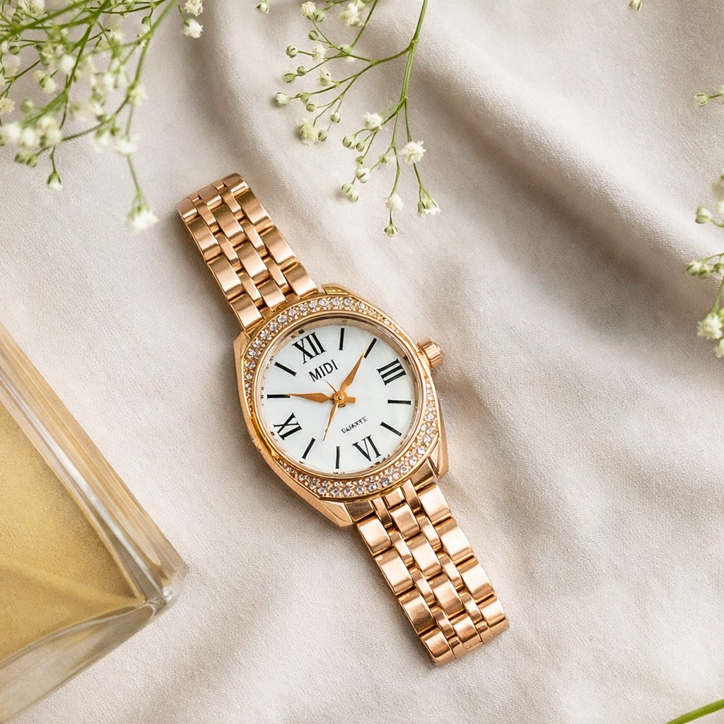 Midi Rose-Gold Watch