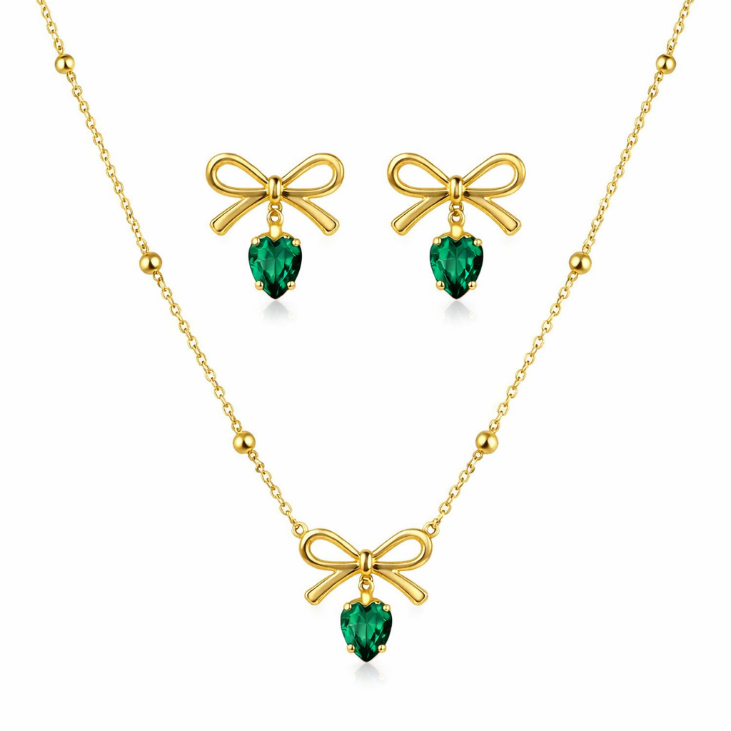 Green Bow Set