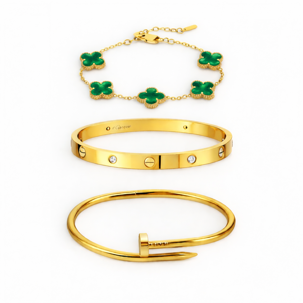 Cartier & Green clover Bracelets