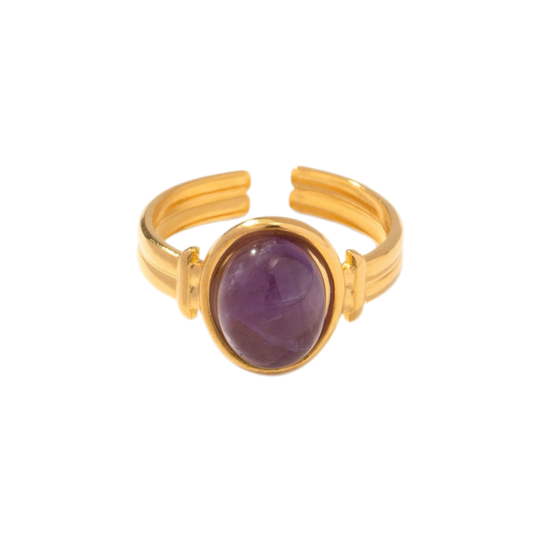 Violet Gemstone Ring