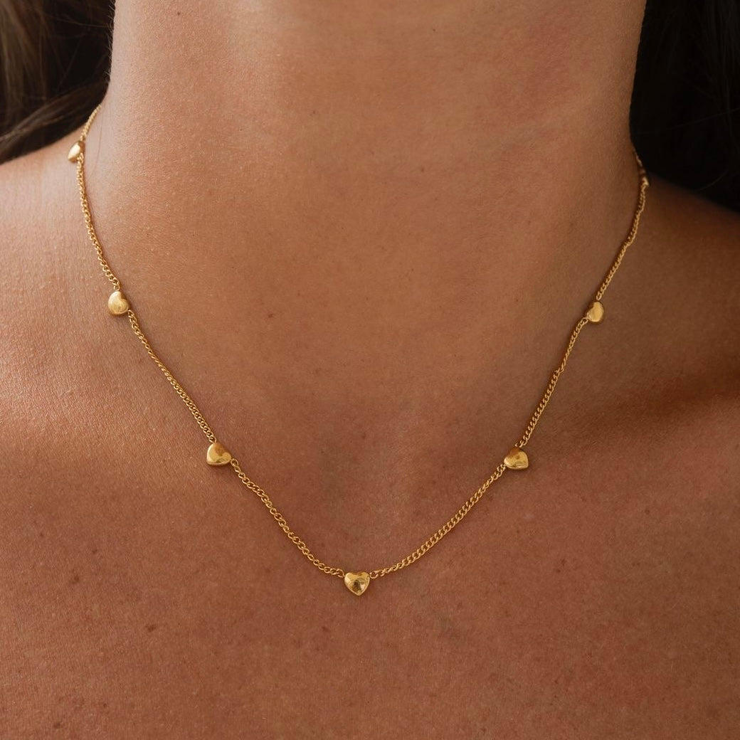 Tiny Hearts Necklace