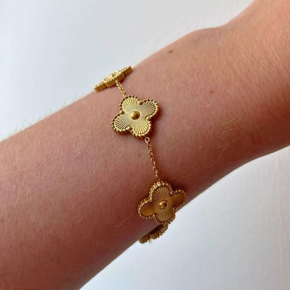 Golden Clover Bracelet