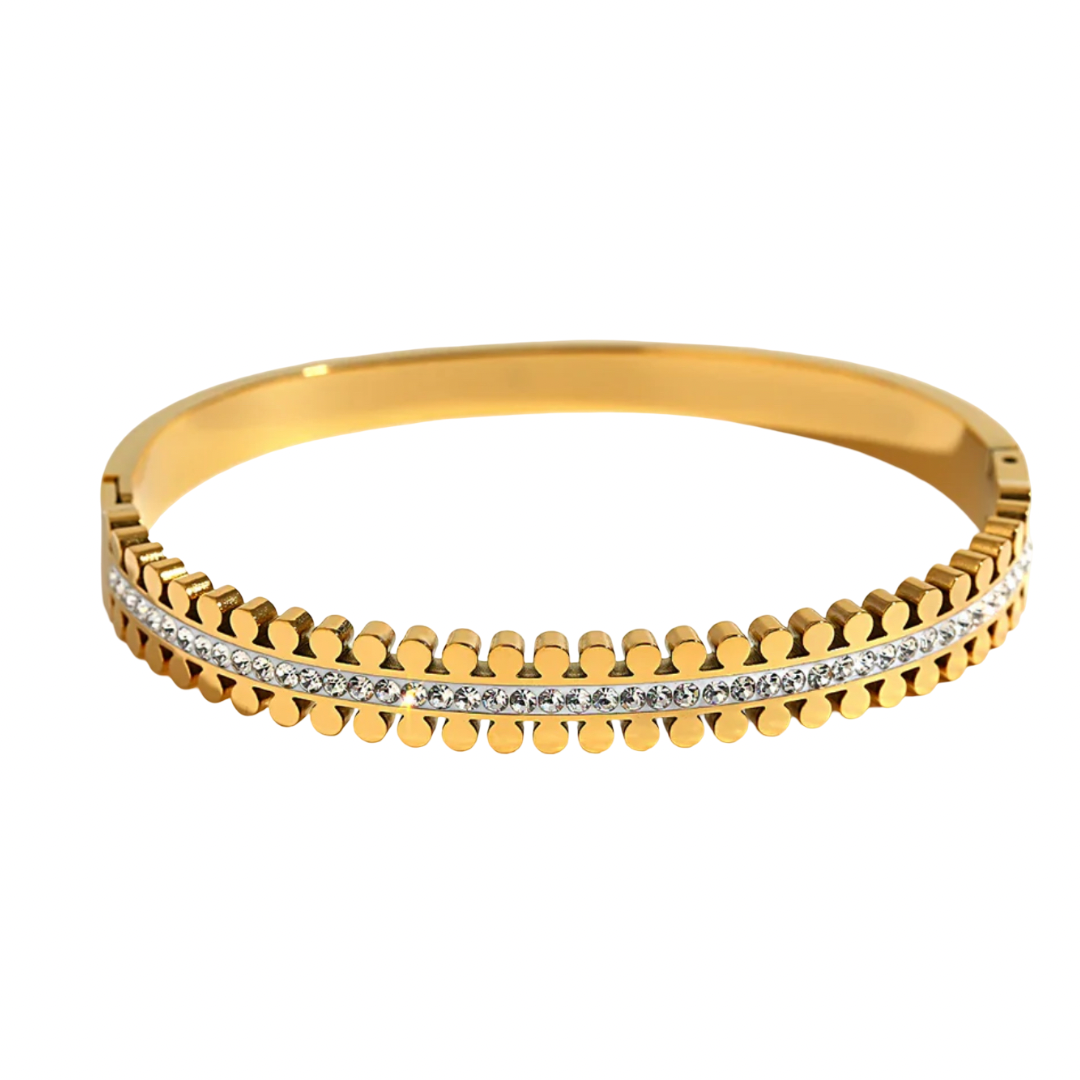 Stone Bangle Bracelet