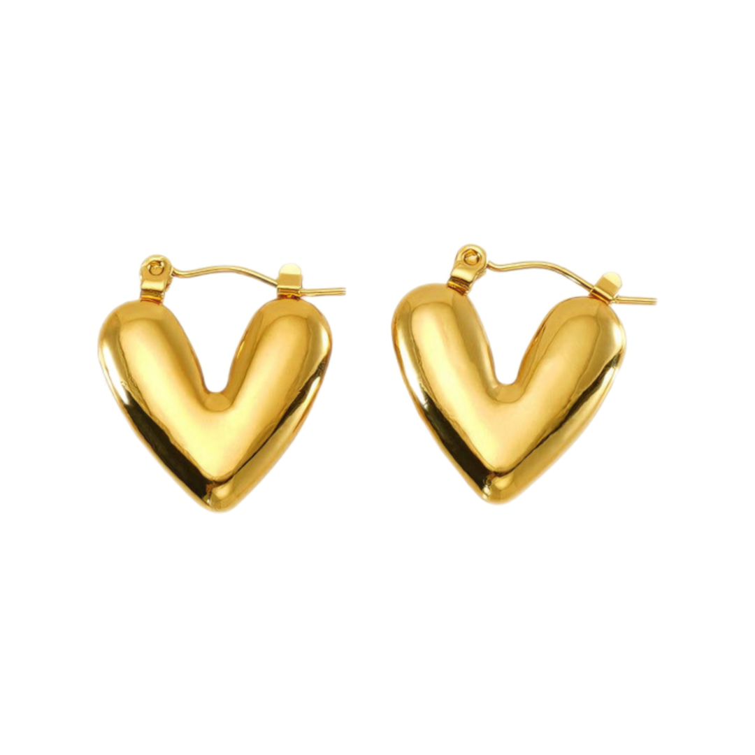 Hollow Heart Earring
