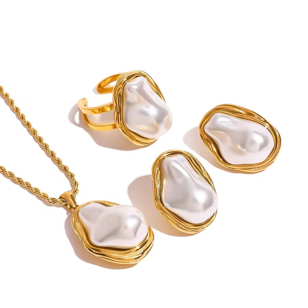 Baroque Pearl Set