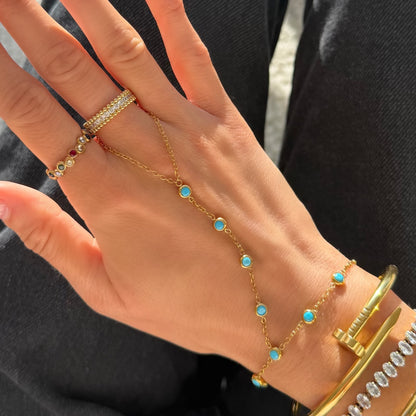 Turquoise HandChain