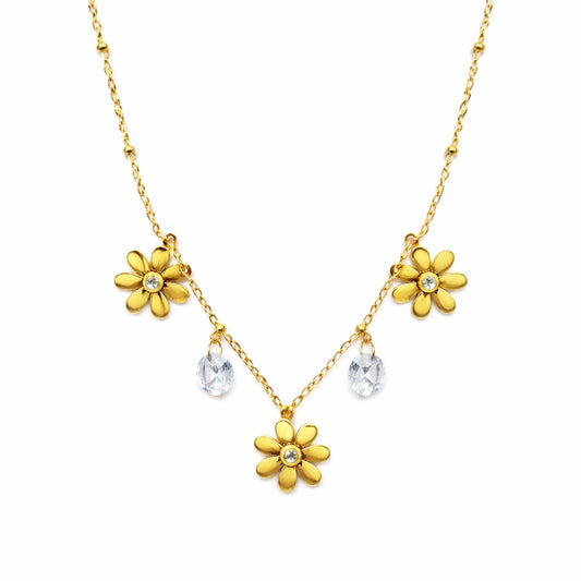 Floral Charm Necklace