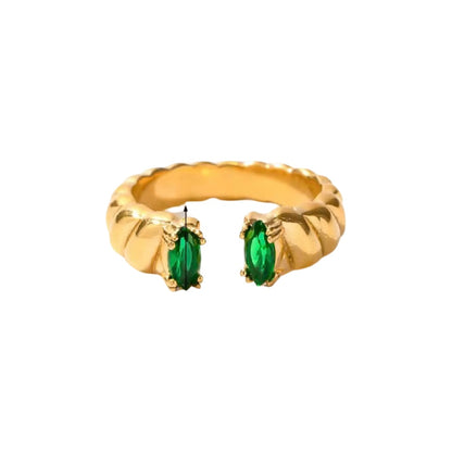 Green Gemstone Ring