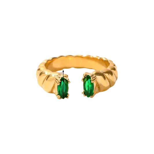 Green Gemstone Ring