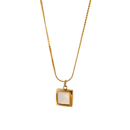 Inlaid Shell Necklace