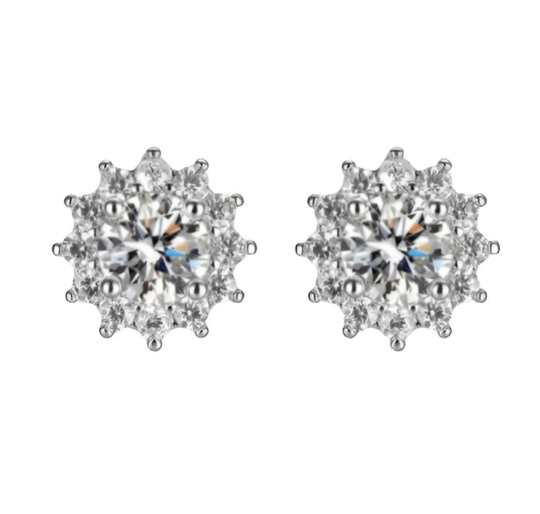 Silver Zircon Stud