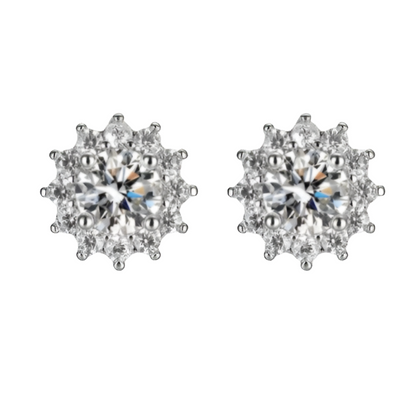 Silver Zircon Stud