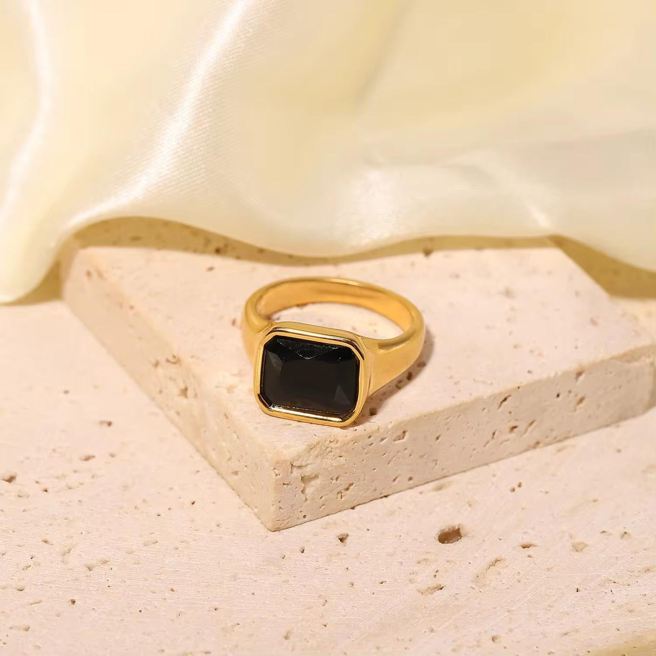 Black Signet Ring