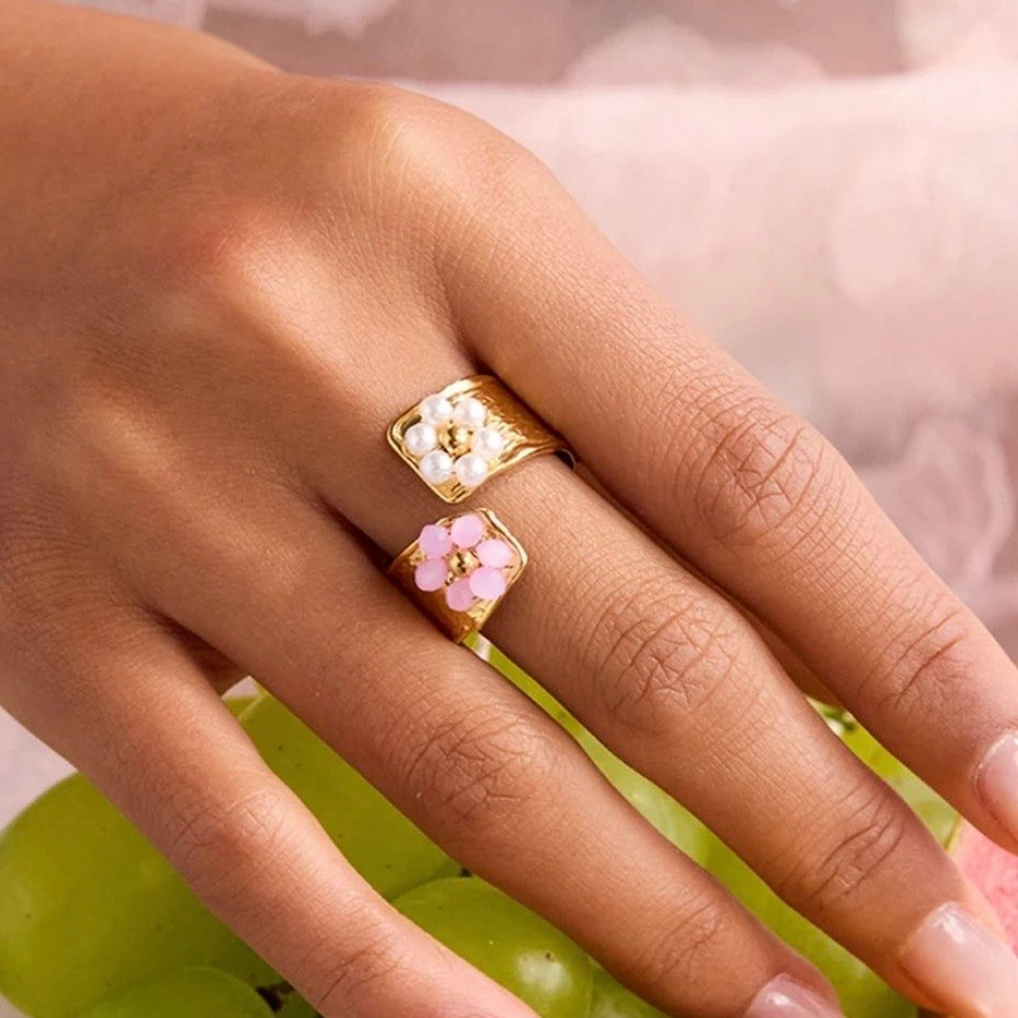 Pearl Flora Ring