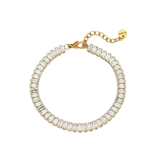 Silver Baguette Bracelet