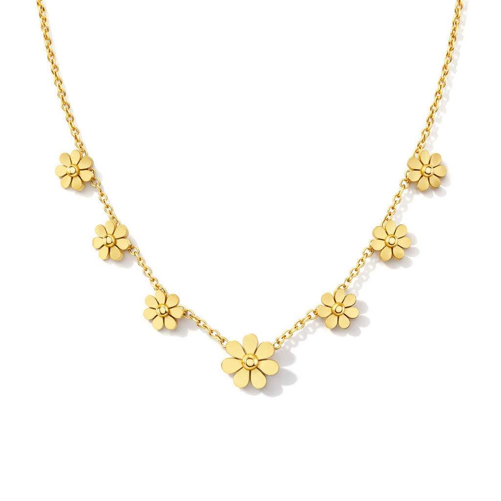 Daisy Flower Necklace