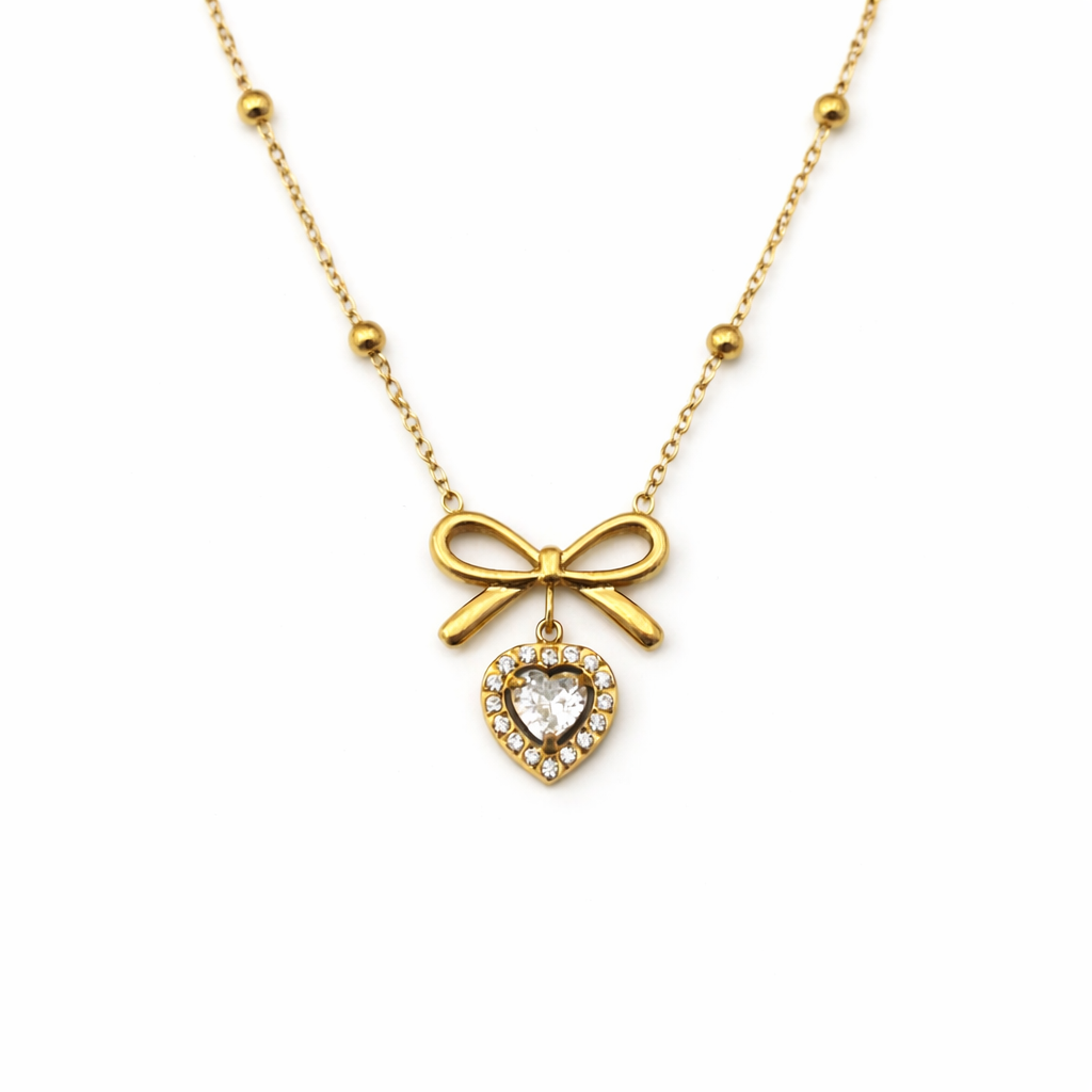 Belle Bow Necklace