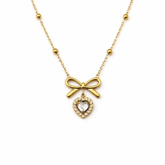 Belle Bow Necklace