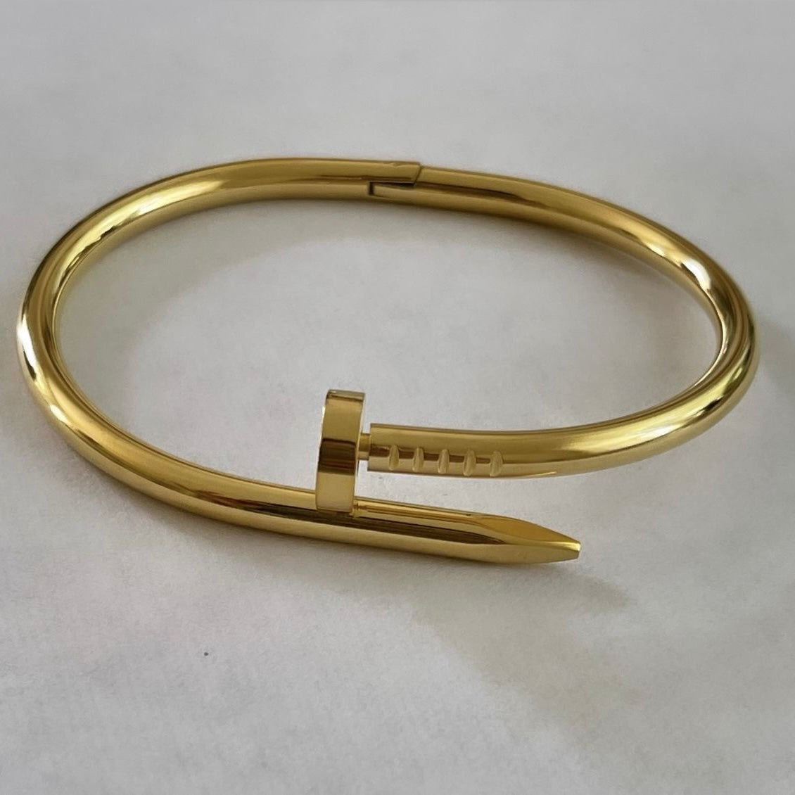 Golden Nail Bracelet