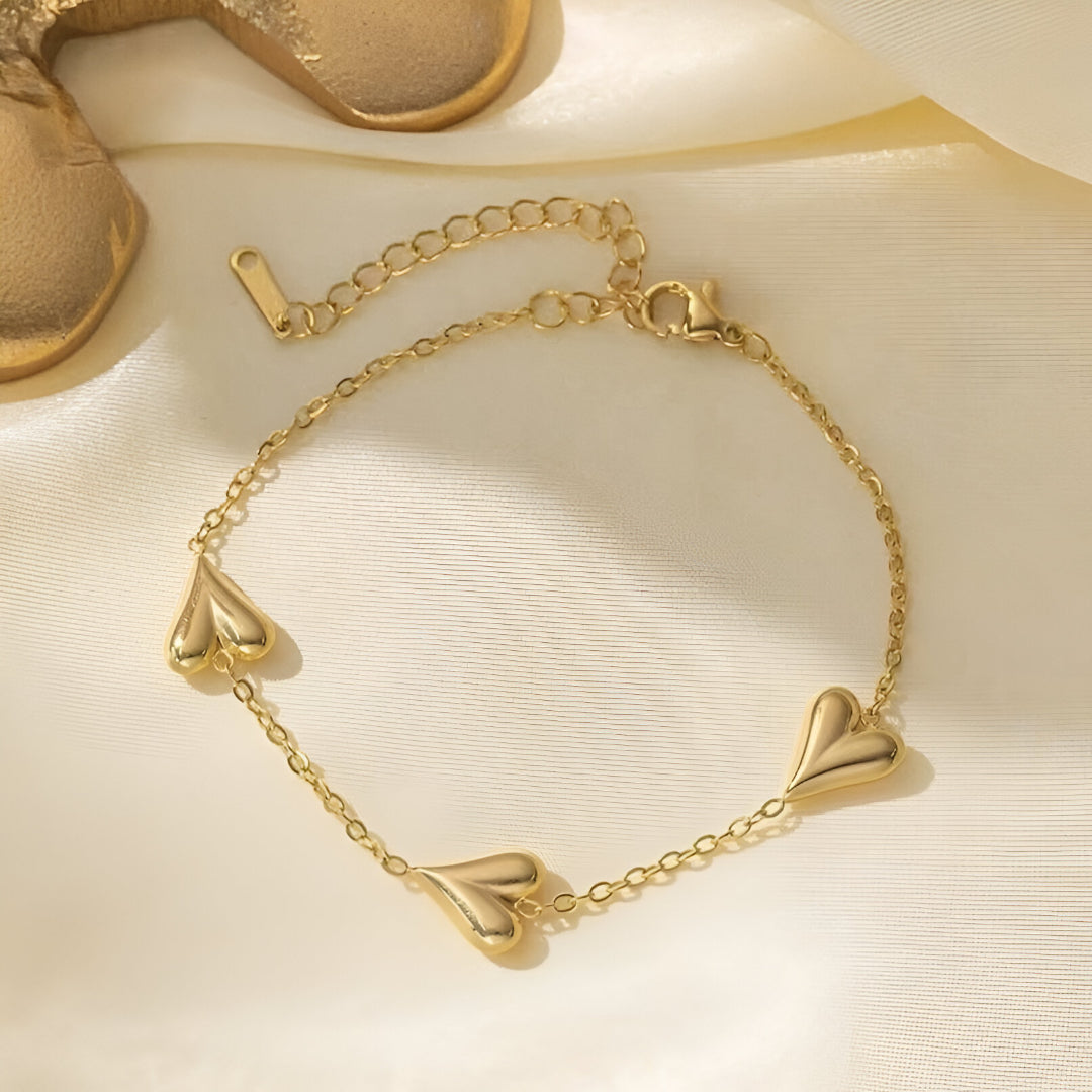 Heart Chain Bracelet