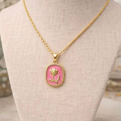 Rose Pink Necklace