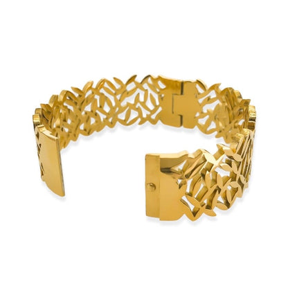Leaves Bangle Bracelet