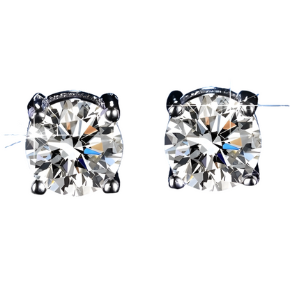 Silver Mini Zircon Stud