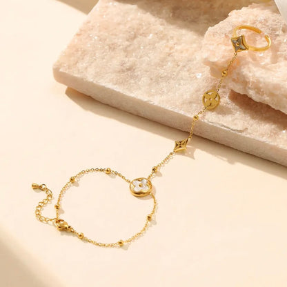 Four-Petal Hand Chain