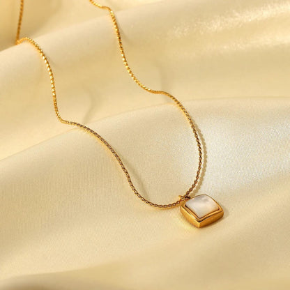 Inlaid Shell Necklace