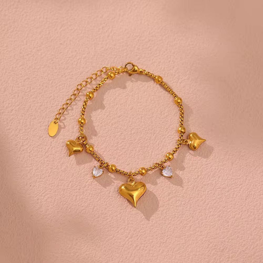 Heart Charm Bracelet