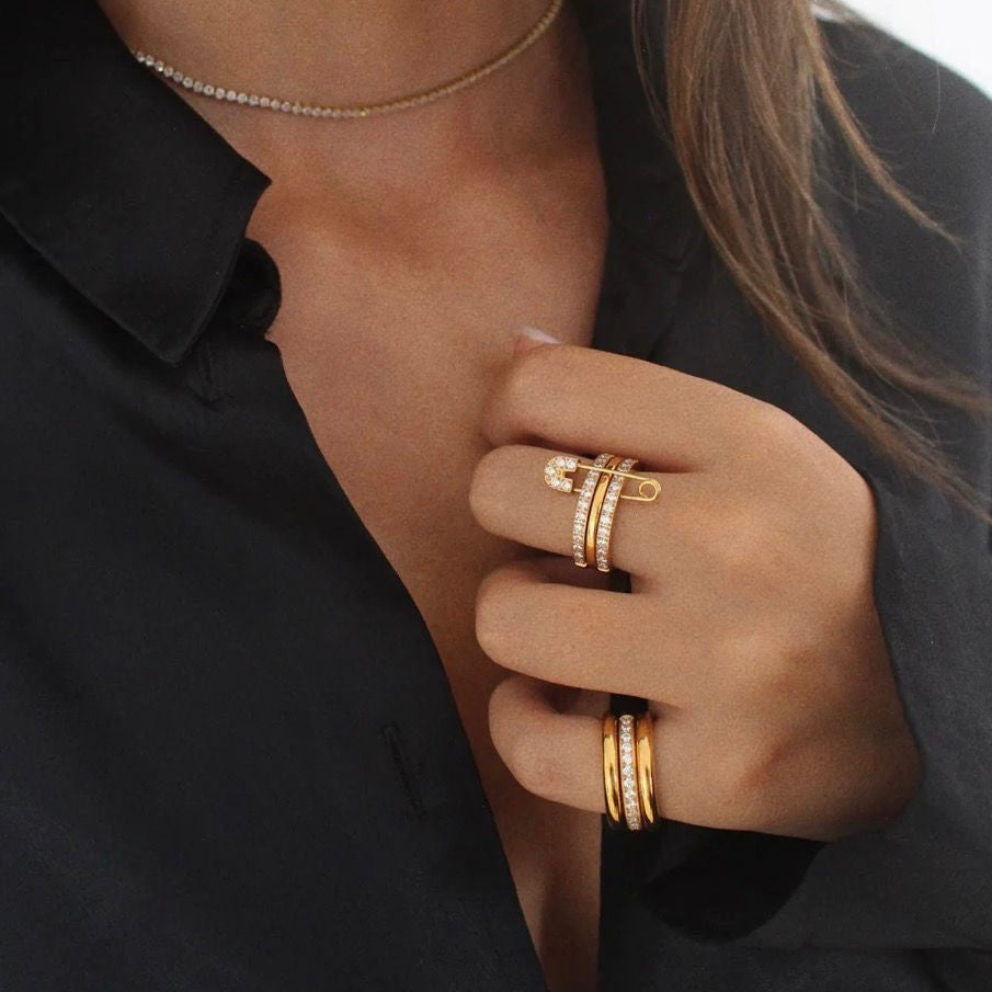 Safety Pin Ring