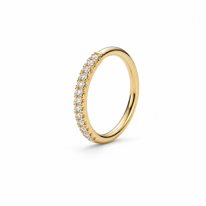 Golden Stone Nose Ring