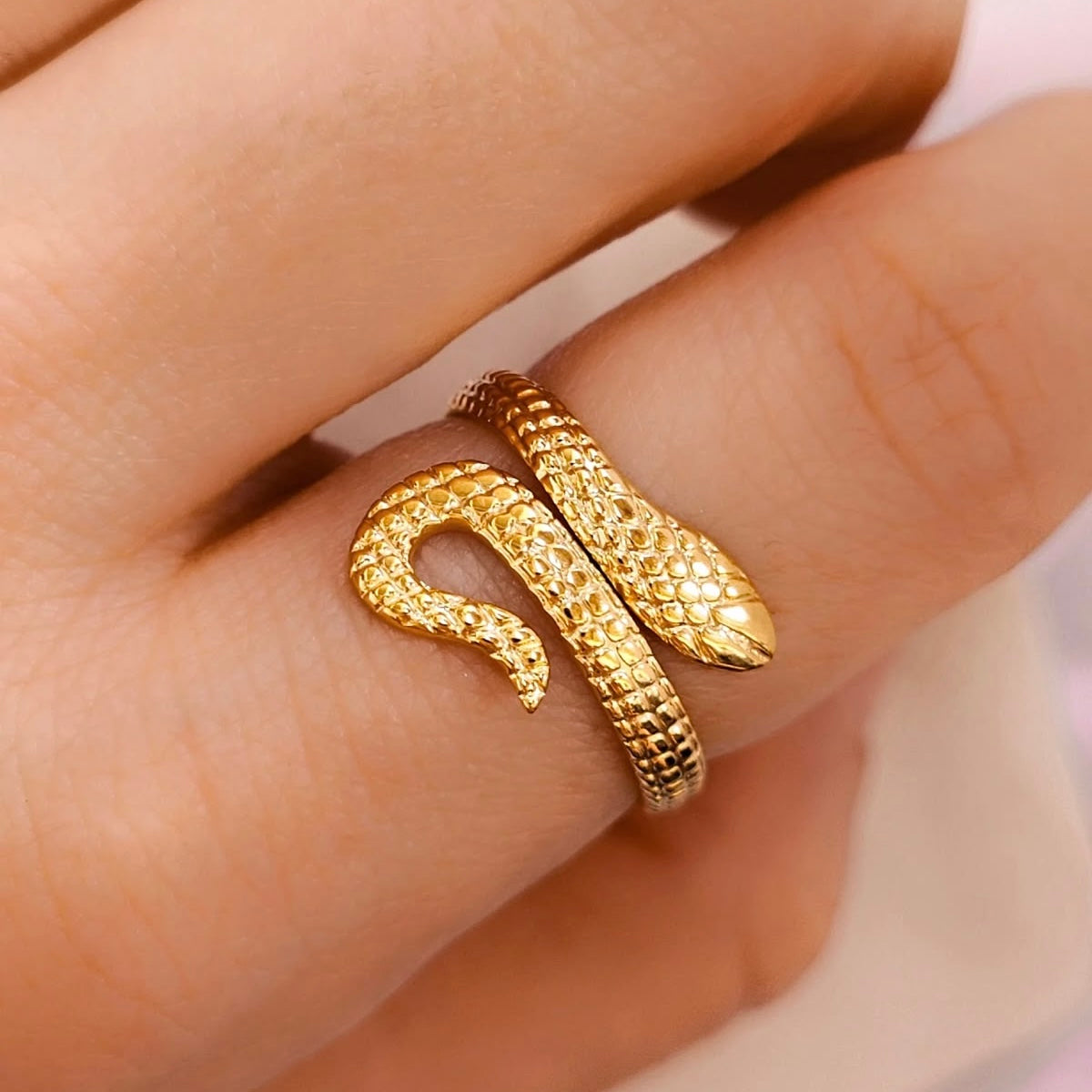Gold Snake Ring