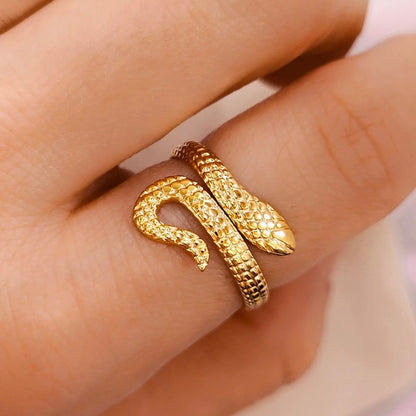 Gold Snake Ring