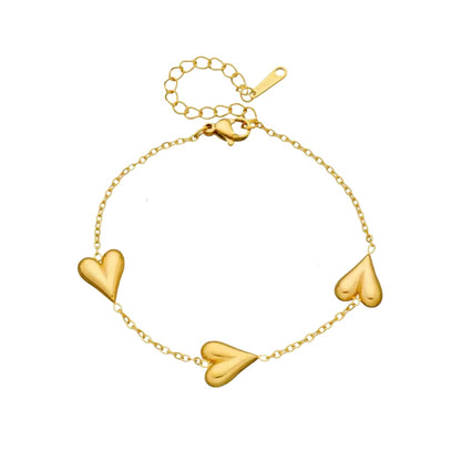 Heart Chain Bracelet