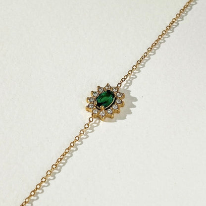 Emerald Gold Bracelet