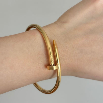 Golden Nail Bracelet