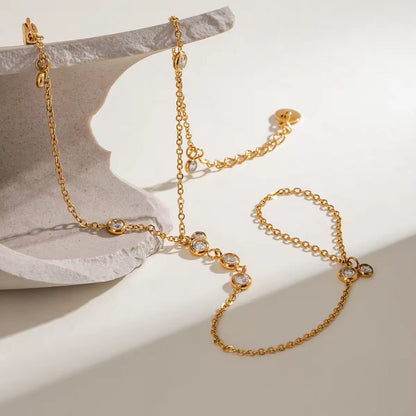 Dainty Gold Hand Chain