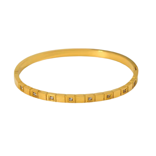 White Filled bangle