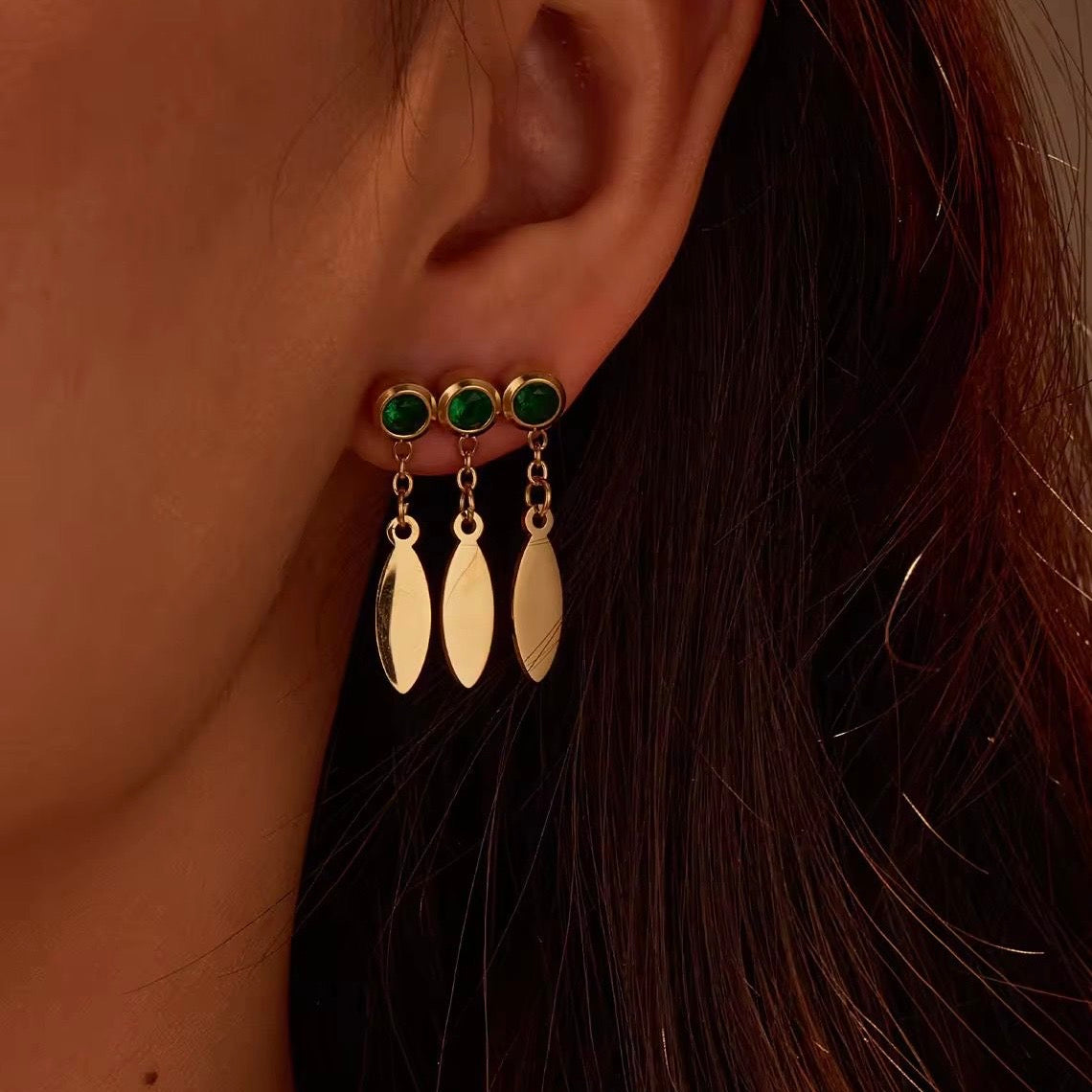 Donna Green Earring