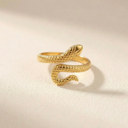 Gold Snake Ring