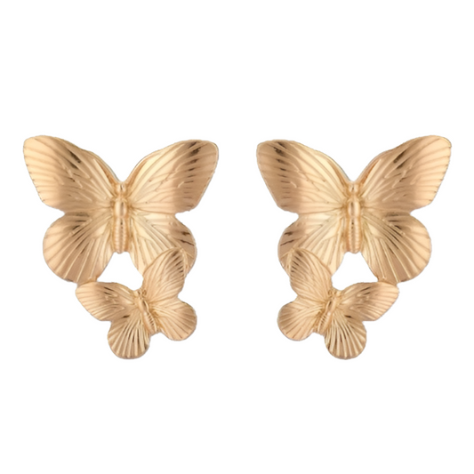 Double Butterfly Earring