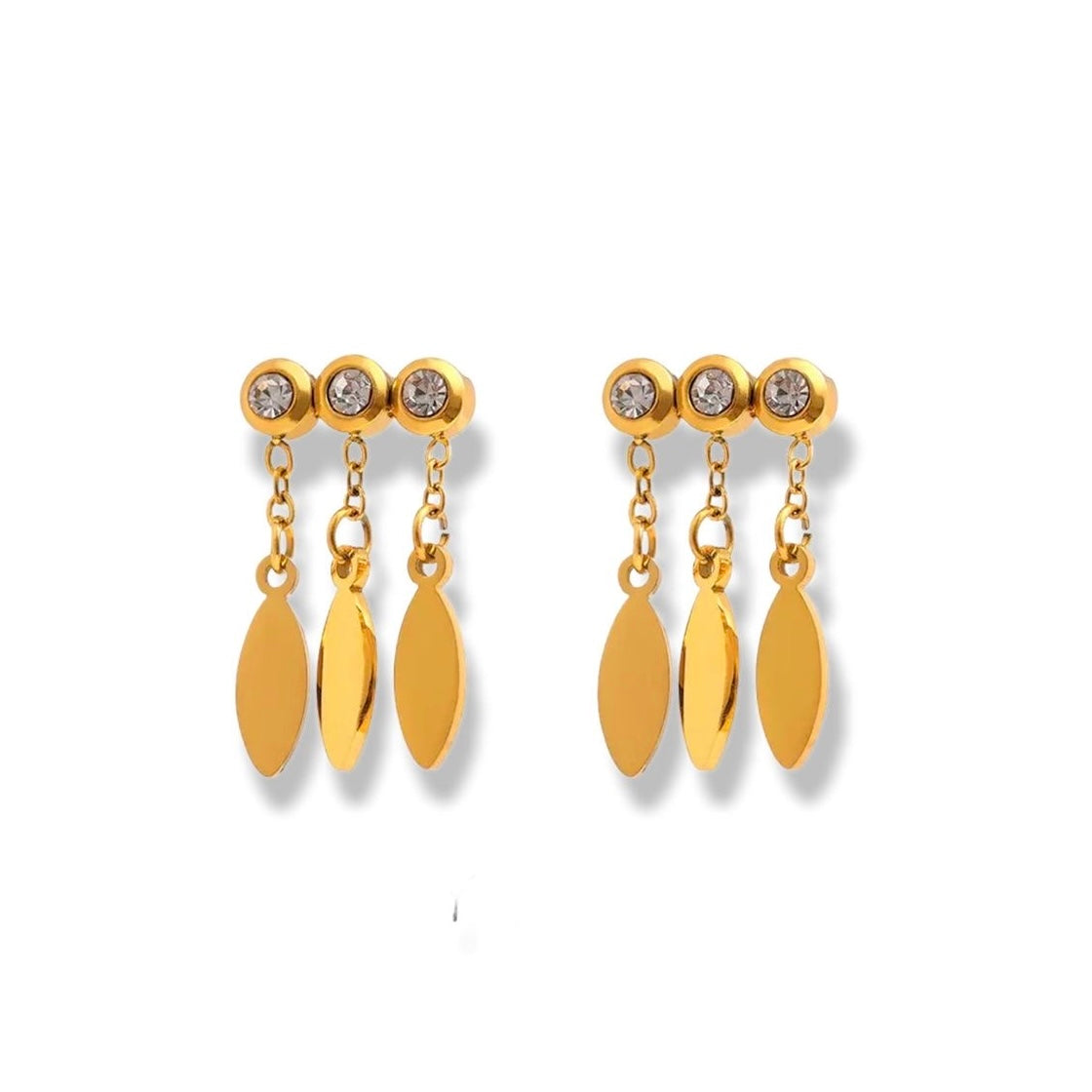 Donna White Earring
