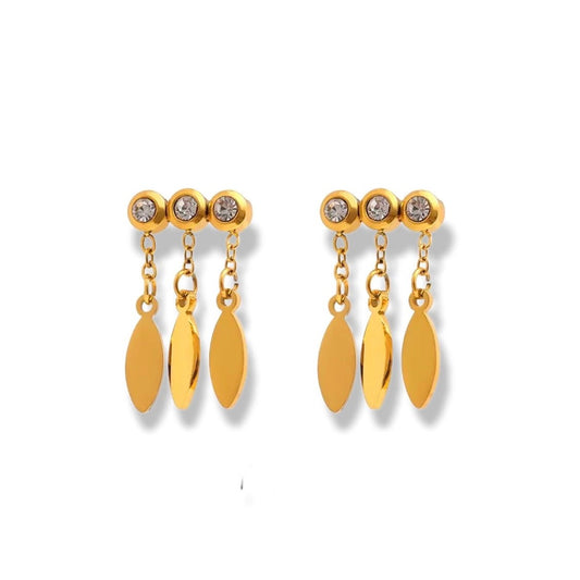 Donna White Earring