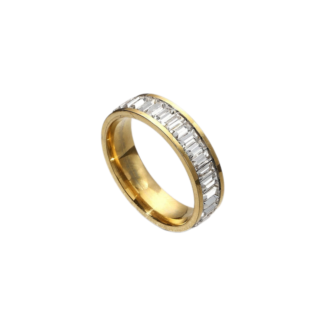 Silver Baguette Ring