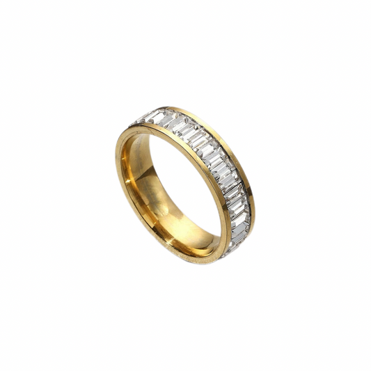 Silver Baguette Ring